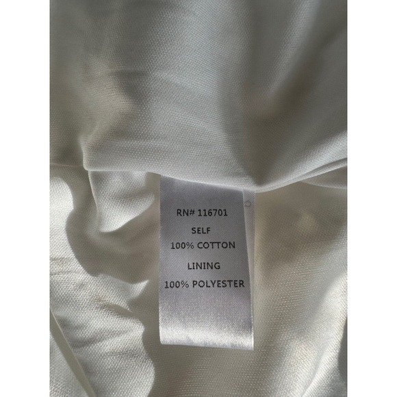 Karlie White Eyelet Off The Shoulder Dress Size Large NWOT - Picture 8 of 9